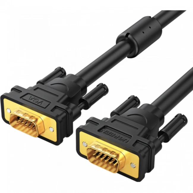 Кабель интерфейсный UGREEN VG101 11632_ D-SUB (VGA) - D-SUB (VGA)