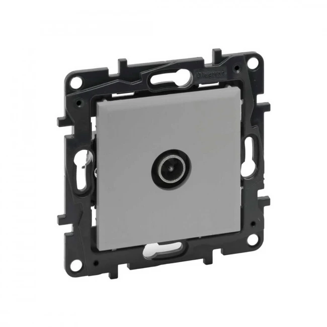 Сетевая розетка Legrand Розетка TV "звезда" Niloe Step Алюминий 863374