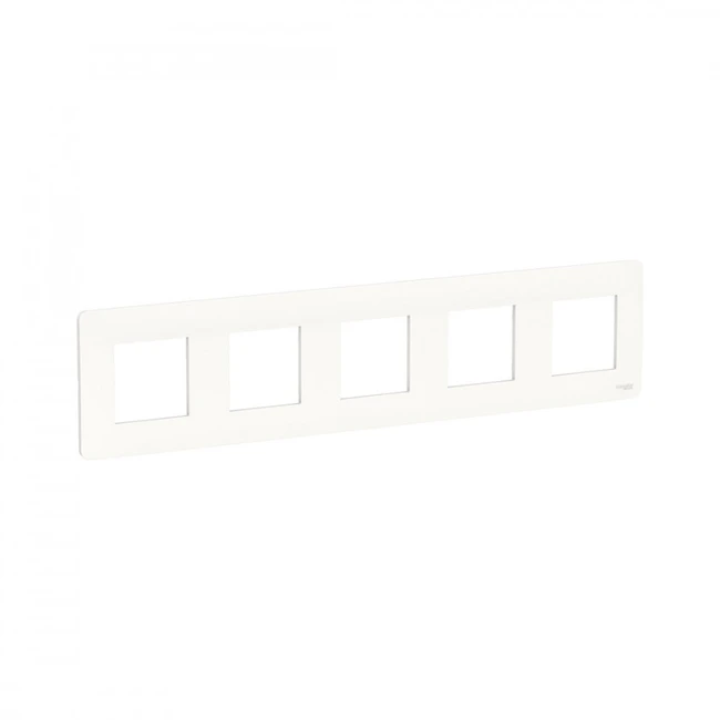 Аксессуар для кабельных сетей Schneider Electric Рамка NU201018, Unica New 5 постовая белый