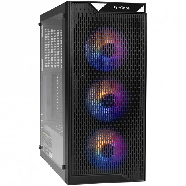 Корпус ExeGate EVO-5001-NPX600 EX290154RUS (Игровые, Mid-Tower)
