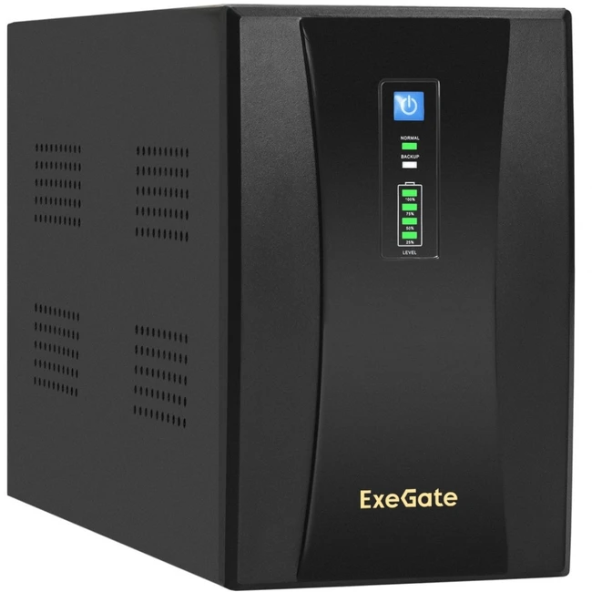 Источник бесперебойного питания ExeGate SpecialPro UNB-2000 EX292609RUS Линейно-интерактивные, Напольный (Tower), 2000 ВА, 1200 Вт