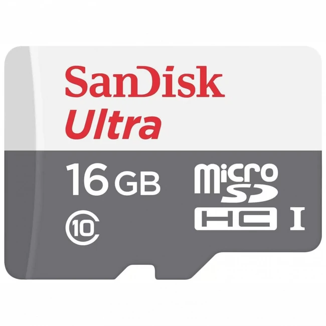Флеш (Flash) карты SanDisk Ultra Class 10 SDSQUNS-016G-GN3MN (16 ГБ)