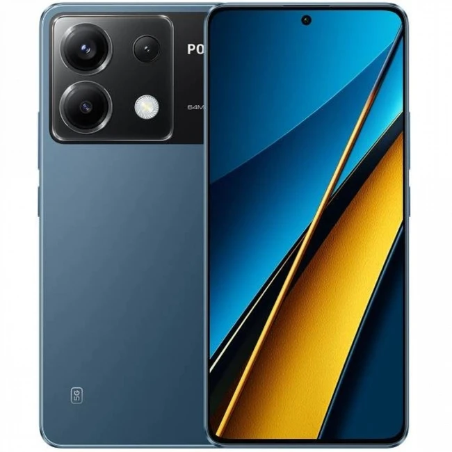 Смартфон POCO X6 5G, 512 GB, Blue 23122PCD1G/755860/755730 (512 Гб, 12 Гб)