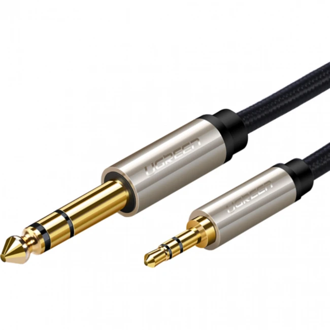 Кабель интерфейсный UGREEN AV127 10625_ JACK 6.3 (output) - JACK 6.3 (output)