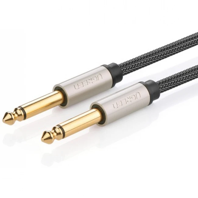 Кабель интерфейсный UGREEN AV128 10638_ JACK 6.3 (output) - JACK 6.3 (output)