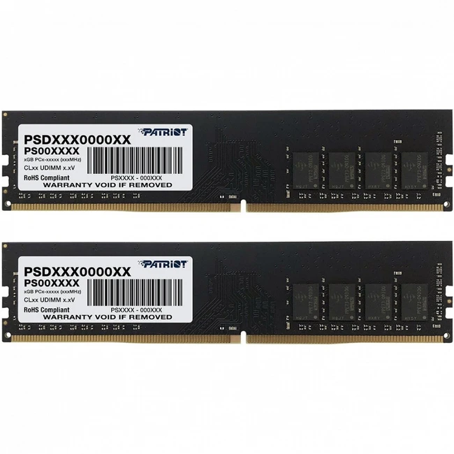 ОЗУ Patriot Signature PSD432G3200K (DIMM, DDR4, 32 Гб (2 х 16 Гб), 3200 МГц)