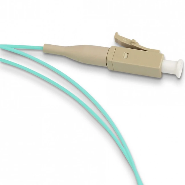 Оптический патч-корд Hyperline Пигтейл волоконно-оптический MM 50/125(OM3) LC 1 м LSZH FPT-B9-503-LC/PR-1M-LSZH-AQ