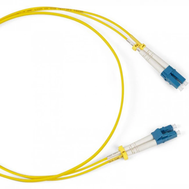 Оптический патч-корд Hyperline FC-D2-9-LC/UR-LC/UR-H-5M-LSZH-YL