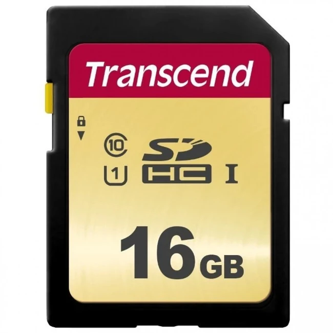 Флеш (Flash) карты Transcend Class 10 V30 U1 TS16GSDC500S (16 ГБ)