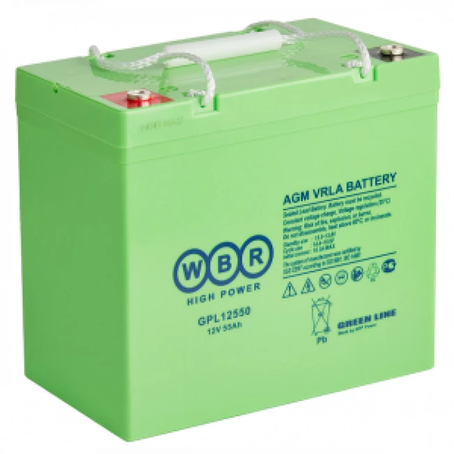 Сменные аккумуляторы АКБ для ИБП WBR GPL12550 GPL12550 WBR 12 В