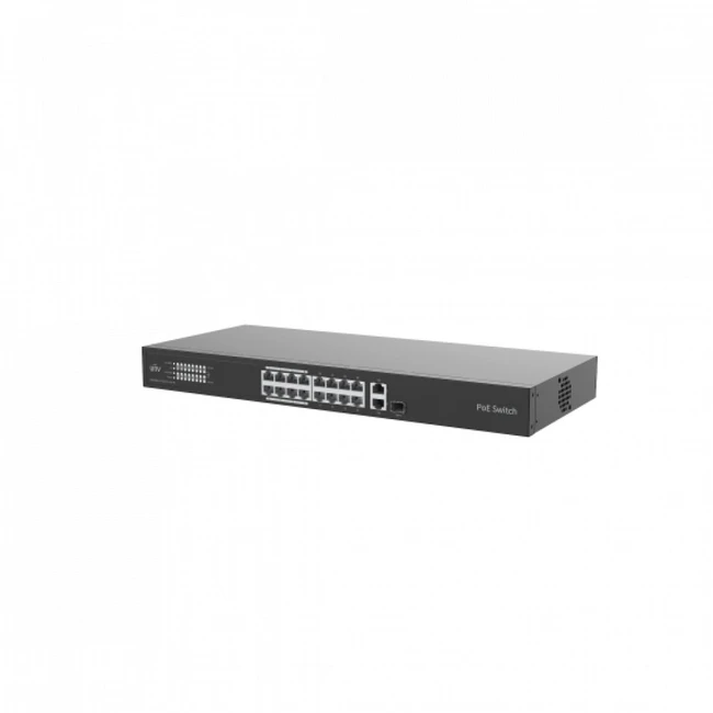 Коммутатор UNIVIEW NSW3000-16T1GT1GC-POE-IN 100 Base-T (100 мбит/с), 1 SFP порт