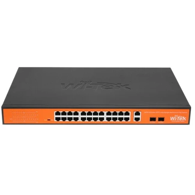 Коммутатор Wi-Tek WI-PS526G V1 (1000 Base-T (1000 мбит/с), 2 SFP порта)