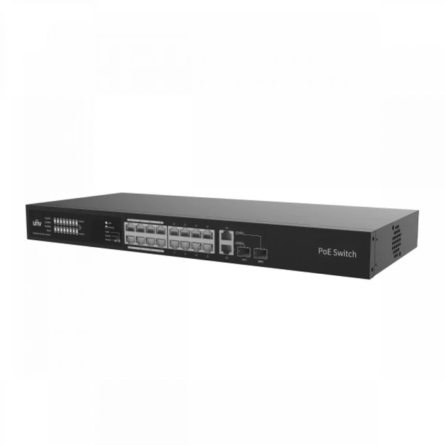 Коммутатор UNIVIEW NSW2020-16T2GC-LPOE-IN 100 Base-TX (100 мбит/с), 2 SFP порта