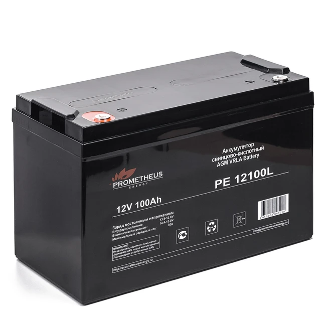 Сменные аккумуляторы АКБ для ИБП PROMETHEUS ENERGY PE 12100 (12 В)