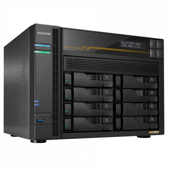 Дисковая системы хранения данных СХД ASUSTOR LOCKERSTOR 8 Gen3 (AS6808T) (Desktop)