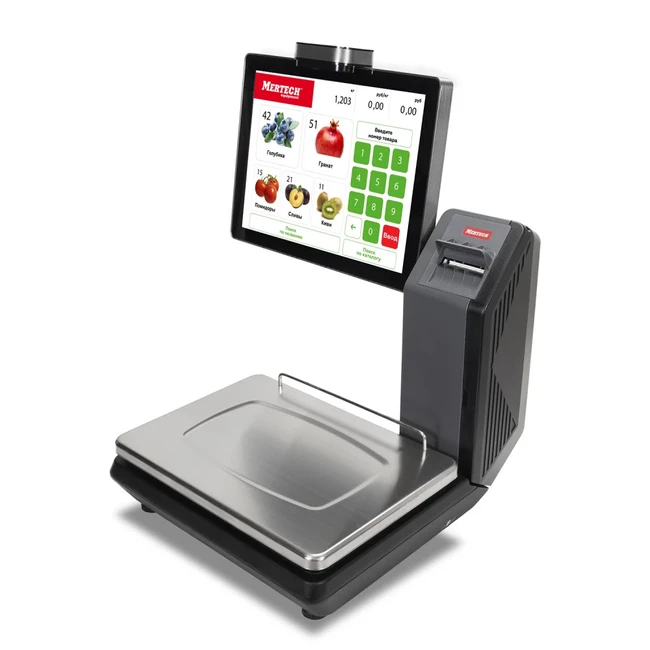 Торговые весы Mertech Весы с печатью этикеток M-ER 725PM-15,2 F0000004782