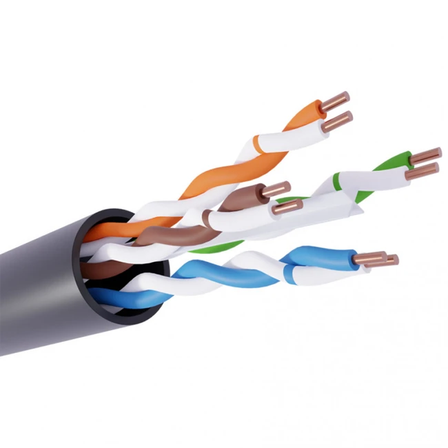 Кабель витая пара NEOLAN U/UTP outdoor PE 4x2x0,52 cat 5e CU