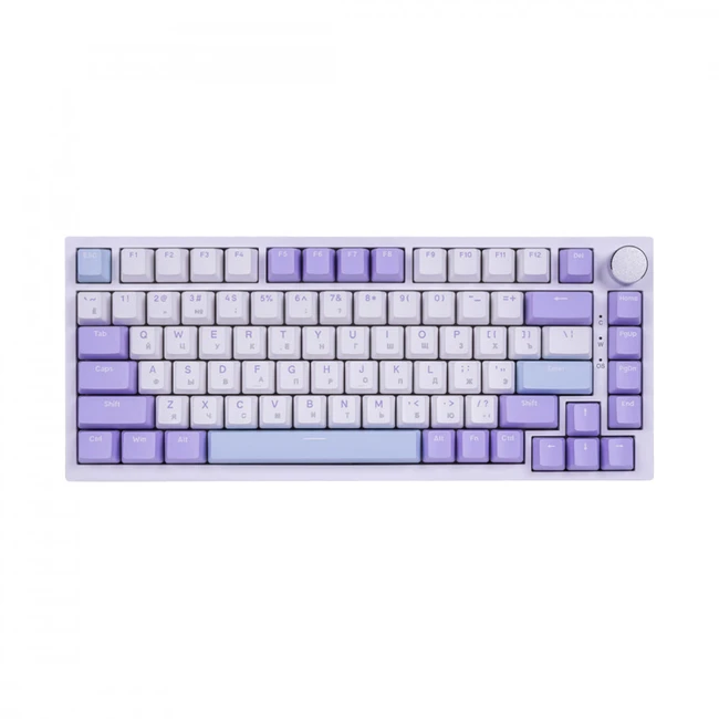 Клавиатура Ajazz AK820 AK820 SEA SALT SWITCH (BLUE-WHITE-PURPLE) (Беспроводная, USB)