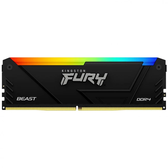 ОЗУ Kingston Fury Beast RGB KF432C16BB12A/16WP (DIMM, DDR4, 16 Гб, 3200 МГц)