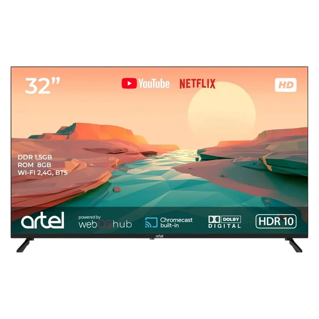Телевизор Artel A32MH4800 (32 ", Smart TV, Черный)