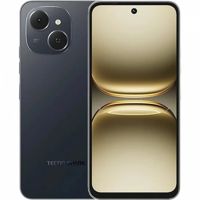 Смартфон TECNO Spark 40C 4/128Gb Ink Black KM4K INK BLACK 4/128GB (128 Гб, 4 Гб)