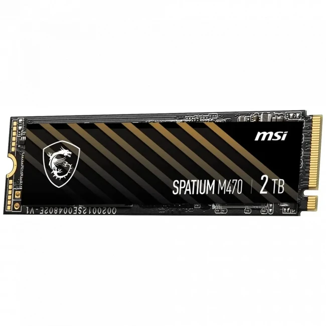 Внутренний жесткий диск MSI SPATIUM M470 PRO PCIE4.0 NVME M.2 2TB (SSD (твердотельные), 2 ТБ, M.2, PCIe)