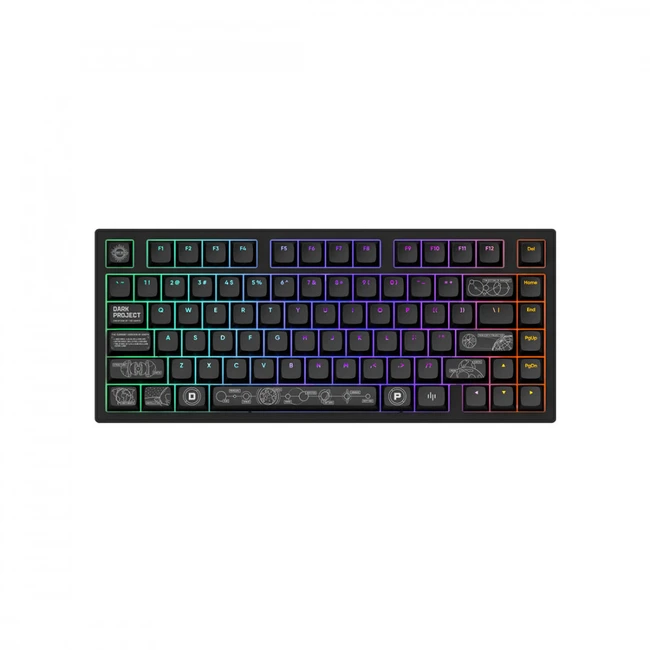 Клавиатура Dark Project ALU81A Terra Nova Black DPKB_NOVA_81_ANSI_BLACK_UA (Беспроводная, Bluetooth)