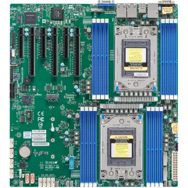 Серверная материнская плата Supermicro MBD-H12DSI-N6