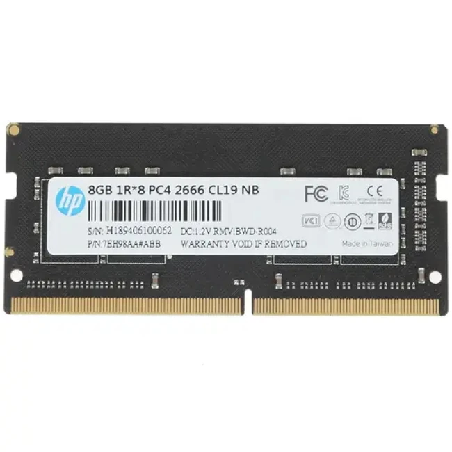 ОЗУ HP S1 7EH98AA#ABB #7EH98AA#ABB DIMM, DDR4, 8 Гб, 2666 МГц