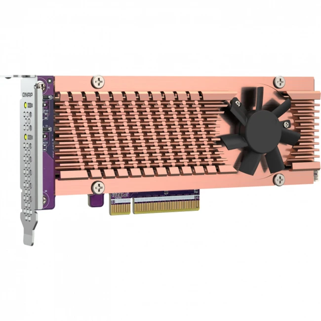 Опция для системы хранения данных СХД Qnap QM2-2P-384A (Плата расширения)