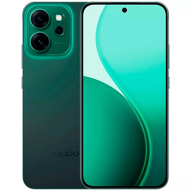 Смартфон Oppo Reno14F 5G 8/256GB Luminous Green OPPO Reno14F 5G 8/256GB Luminous Green (256 Гб, 8 Гб)