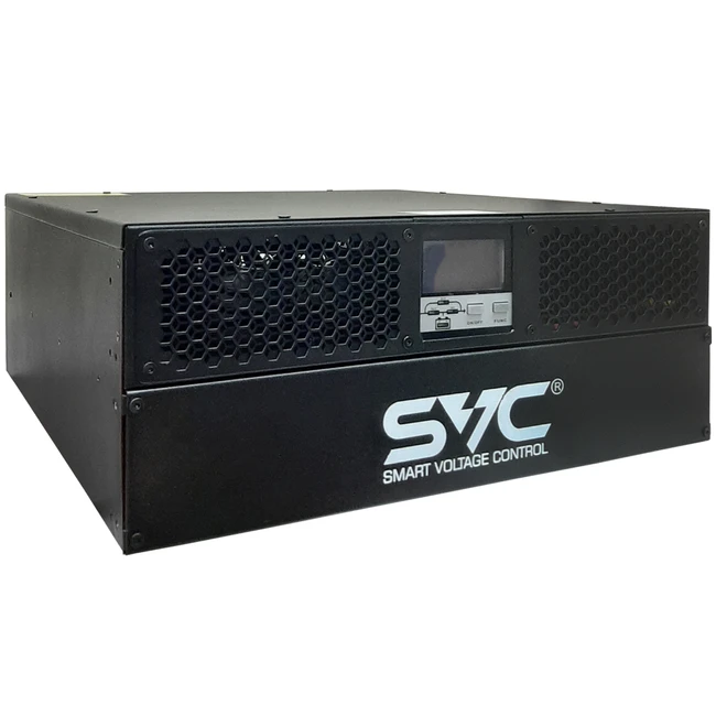 Источник бесперебойного питания SVC RT-3KL-LCD/R7 Двойное преобразование (On-Line), Стоечный (Rack), 3000 ВА, 2700 Вт