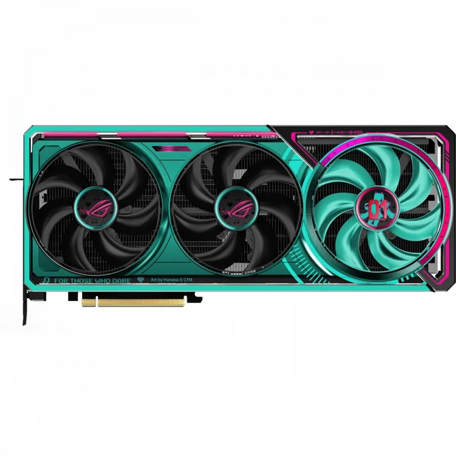 Видеокарта Asus GeForce RTX 5080 ROG Astral HATSUNE MIKU EDITION ROG-ASTRAL-RTX5080-O16G-MIKU-W 16 ГБ