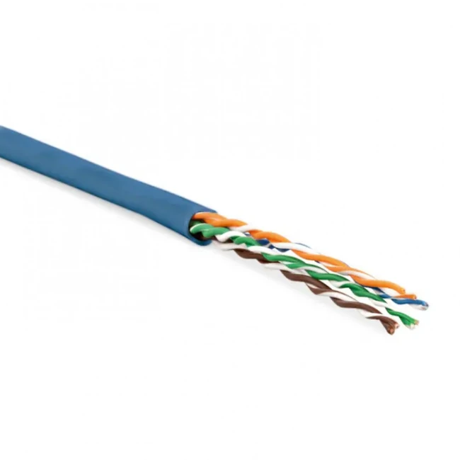 Кабель витая пара Hyperline UUTP4-C5E-P24-IN-LSZH-BL-100