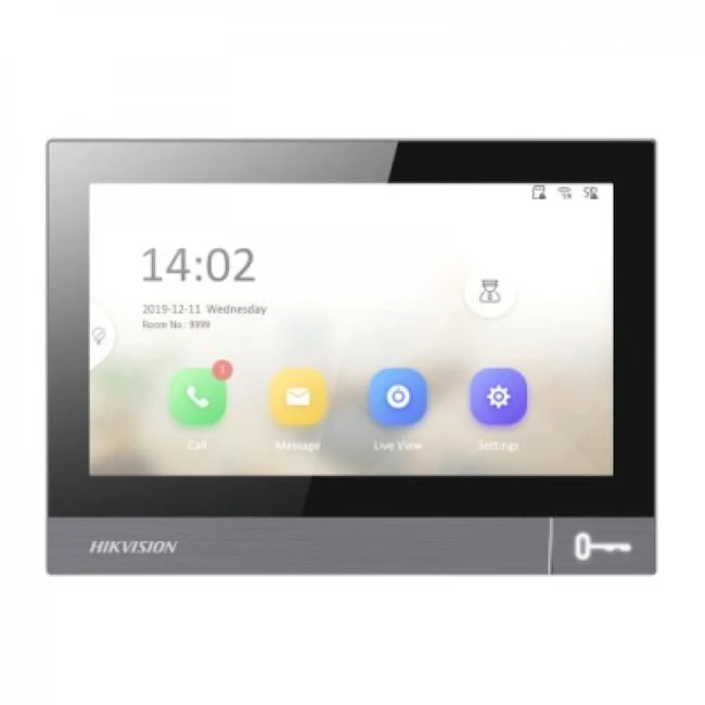 Домофонная система Hikvision DS-KH8381-WTE1 (Абонентский блок домофона)