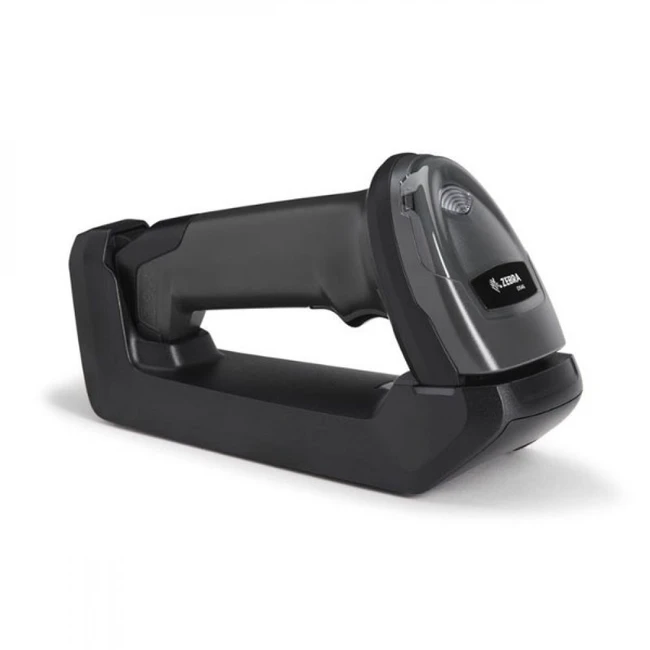 Сканер штрихкода Zebra DS4678 DS4678-SR00007ZZWW (Ручной беспроводной, 2D, USB, Com (RS232), Черный, С подставкой)
