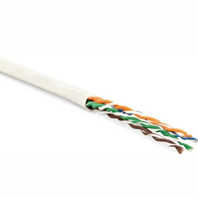 Кабель витая пара Hyperline UUTP4-C5E-P24-IN-LSZH-WH-100