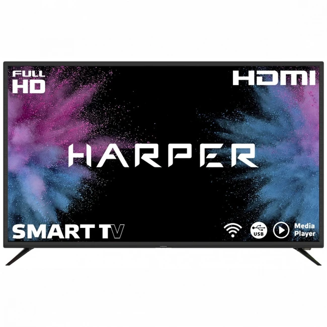 Телевизор Harper 43F690TS (43 ", Smart TV, Черный)