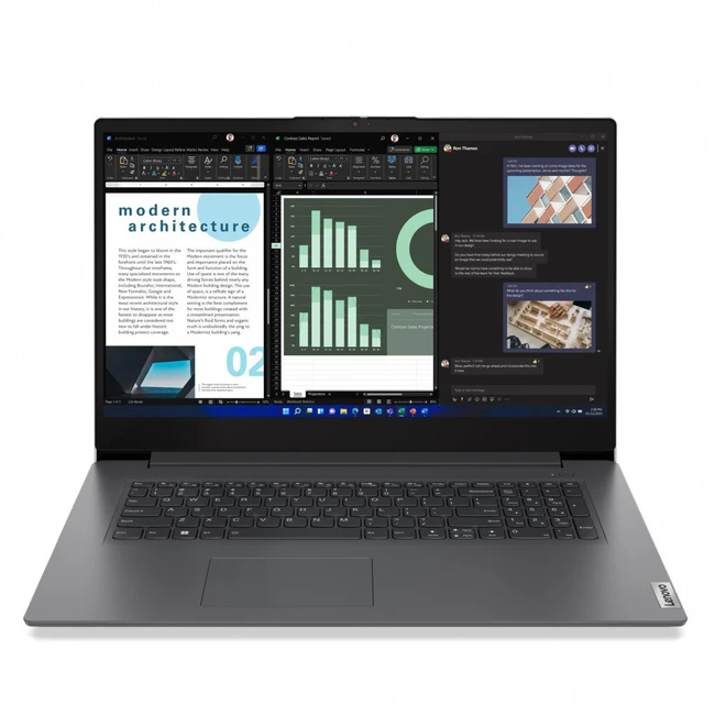 Ноутбук Lenovo V17 G4 IRU 83A2004FRU 17.3 ", FHD 1920x1080 (16:9), Intel, Core i5, 16 Гб, 512 ГБ, Intel UHD Graphics