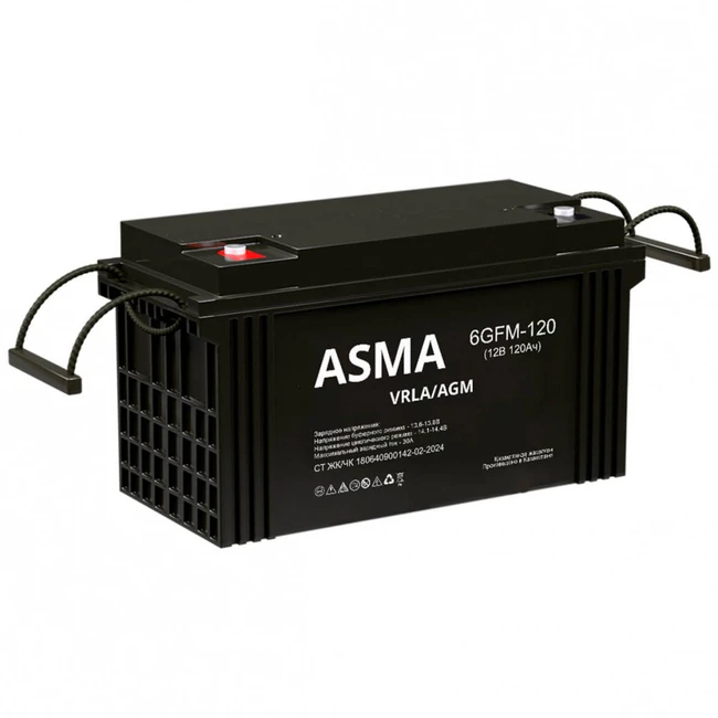 Сменные аккумуляторы АКБ для ИБП Asma 6GFM-120 (12 В)