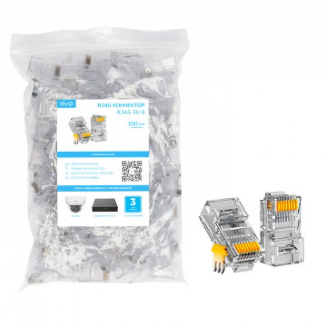 Коннектор Evo RJ45-3U-6