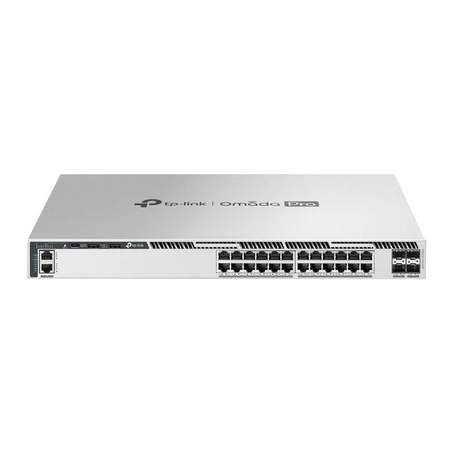 Коммутатор TP-Link S6500-24G4XF (1000 Base-T (1000 мбит/с), 4 SFP порта)