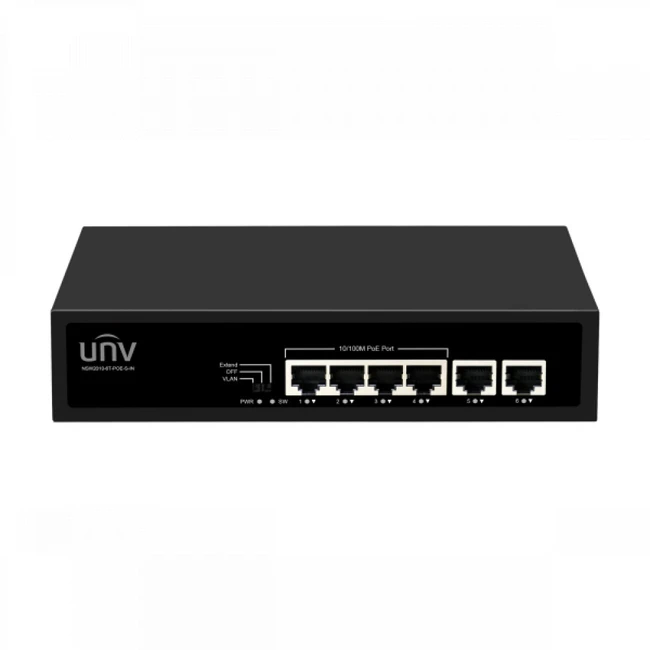 Коммутатор UNIVIEW NSW2010-6T-POE-S-IN 100 Base-T (100 мбит/с)