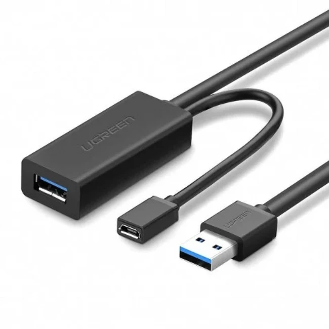 Кабель интерфейсный UGREEN US175 20827 USB A (M) -  USB A (F)
