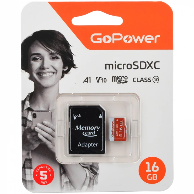 Флеш (Flash) карты GoPower 00-00025678 16 ГБ