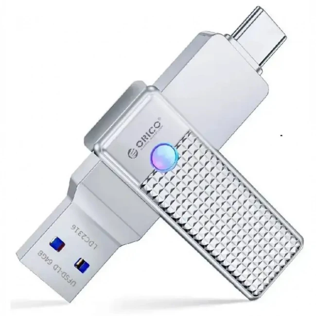 USB флешка (Flash) ORICO ORICO-UFSD-LD-128G-SV-BP 128 ГБ