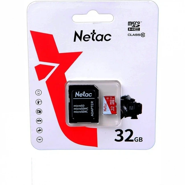 Флеш (Flash) карты Netac NT02P500ECO-032G-R 32 ГБ