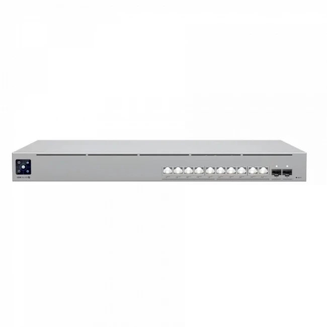 Коммутатор Ubiquiti USW-Pro-XG-10-PoE USW-Pro-XG-10-PoE-EU (10 GBase-T (10000 мбит/с), 2 SFP порта)
