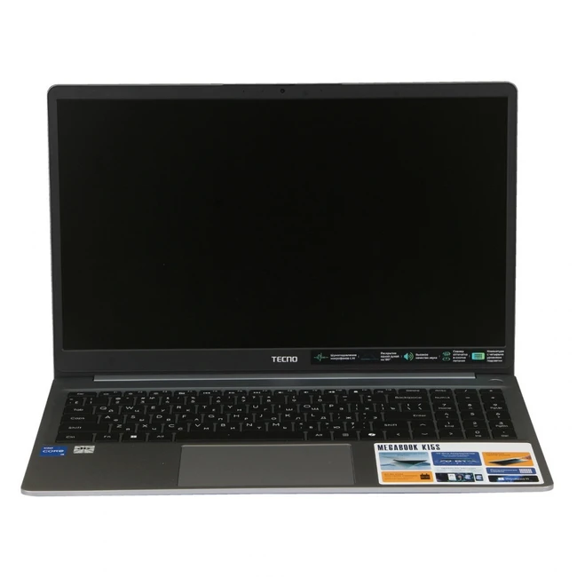 Ноутбук TECNO K15SRA SPACE GREY 512GB 8GB 15.6 ", FHD 1920x1080 (16:9), Intel, Core i5, 8 Гб, 512 ГБ, Intel UHD Graphics, Windows 11 Home