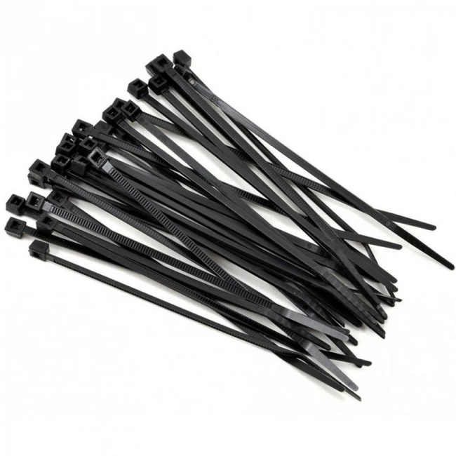 Инструмент для монтажа СКС WRline Стяжка-хомут 3,6х300 мм кабельная нейлоновая 6,6 неразъемная цвет черный (100шт) WR-SHN-36-300B